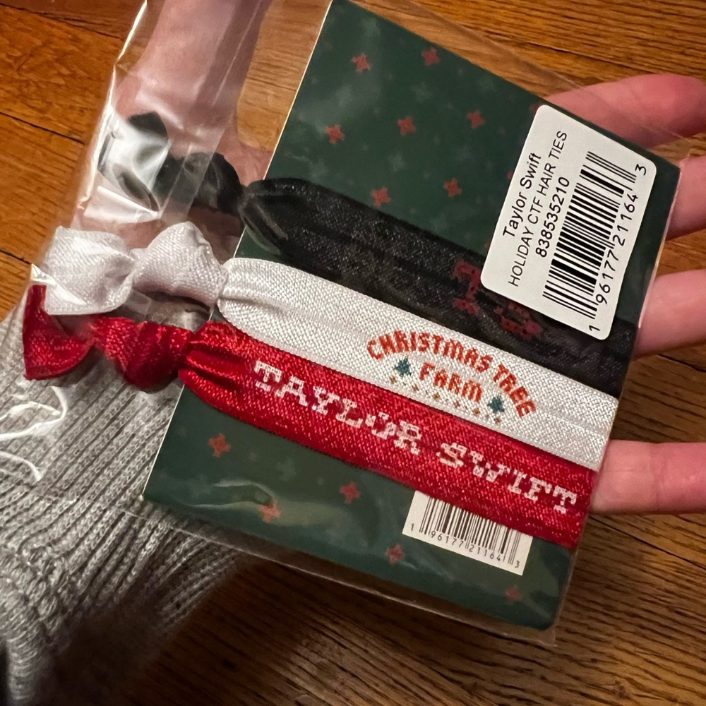 Taylor Swift Christmas Tree Farm Holiday Hair Ties